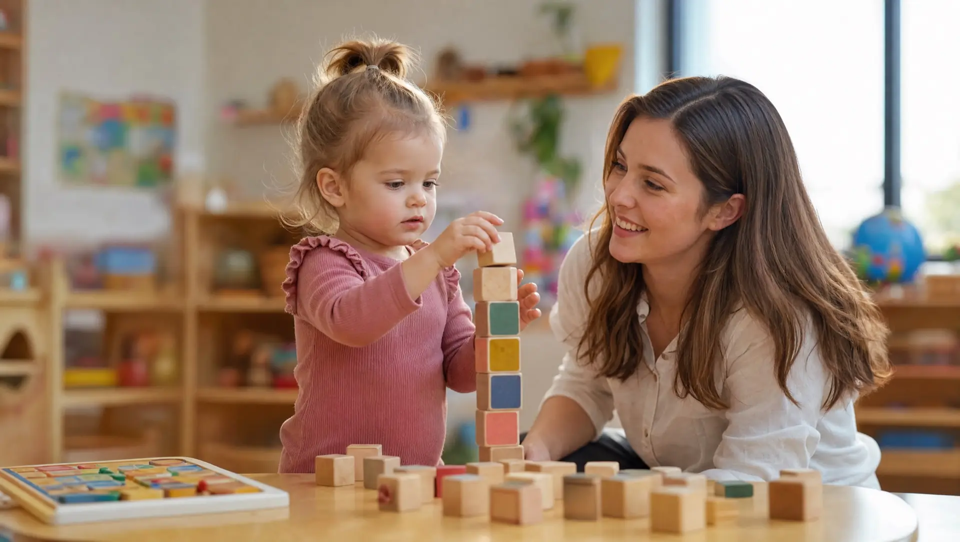 Stacking alphabet blocks